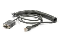 Zebra - Kabel seriell - DB-9 (W) - 2.7 m - gewickelt