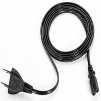 Zebra - Stromkabel - Eurostecker zu power IEC 60320 C7