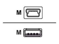Zebra - USB-Kabel - mini-USB Typ B (M) zu USB (M)