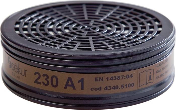 Gasfilter 230 EN 14387:2004+A1:2008 A1 f.4000370779,4000370780 2 St./Btl.EKAS…