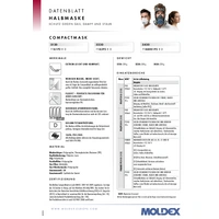 Atemschutzhalbmaske 5430 EN 405:2001+A1:2009 1St./VE MOLDEX Atemschutzhalbmaske 5430 EN 405:2001+A1:2009 1St./VE MOLDEX