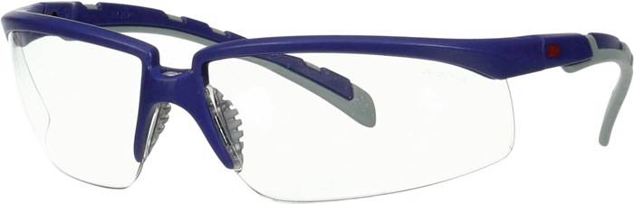 Schutzbrille S2001AF-BLU-EU EN 166 EN170 Bügel blau/grau,Scheibe klar