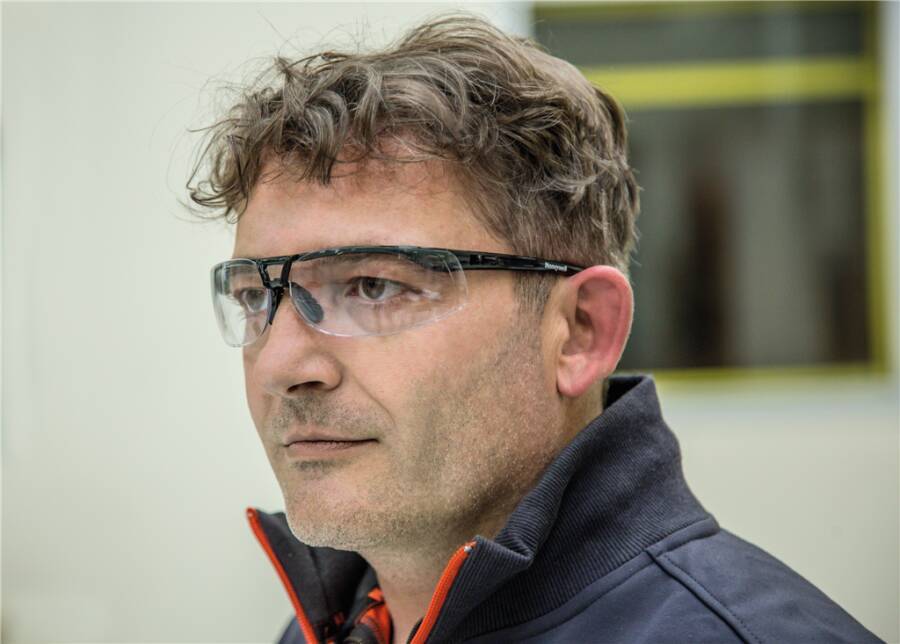 Schutzbrille Protégé™ 1015364HS Rahmen schwarzmetallic Scheibe klar Beschichtung HydroShield Verwendung Innenbereich Sch