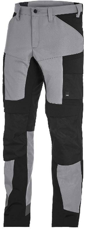 Arbeitshose Leo Gr.48, grau/schwarz FHB
