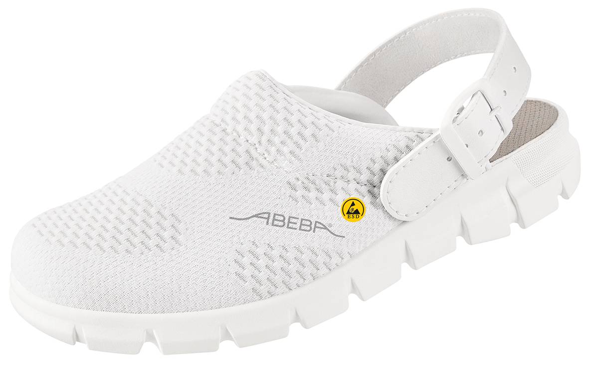 Abeba ESD-Berufsschuhe Dynamic Clog weiß Gr. 44