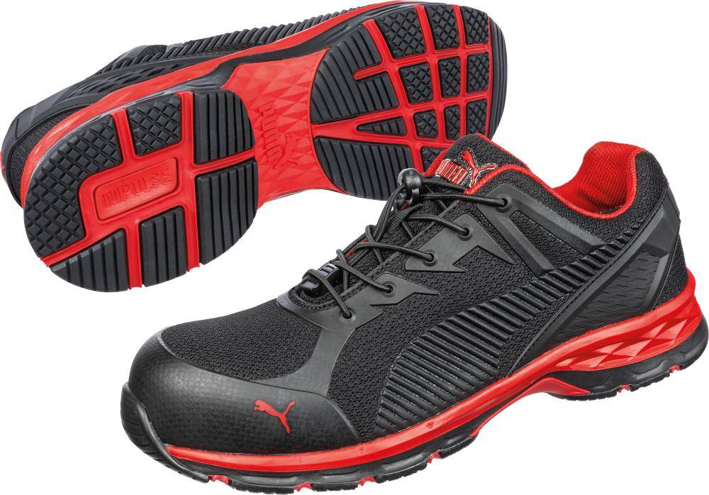 Halbschuh 643890 S1P ESD schwarz/rot Gr.48 Puma