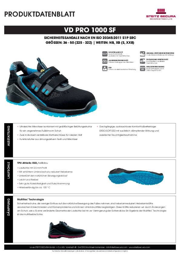 Sandale VD PRO 1000, S1P, 42