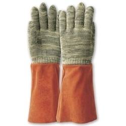 KCL-954 Karbotect Gr. 9 5-Fi.-Hitzeschutzhandschuh mit Lederstulpe, EN 388 Kat.