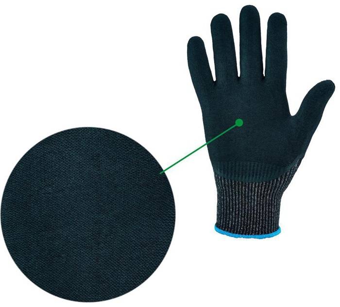 Schnitthandschuh Comfort Cut Gr.7 schwarz meliert/schwarz EN 388 PSA II 12 PA