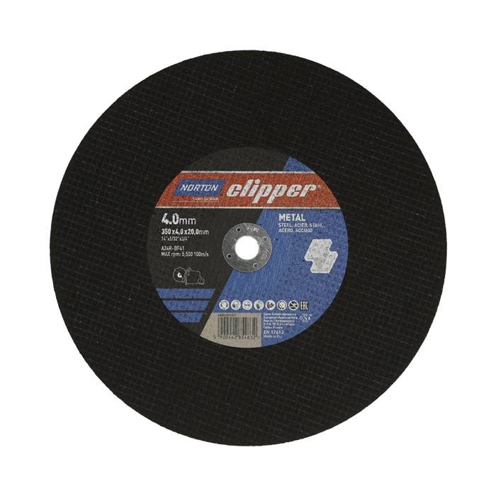 Trennscheibe D350x4,0mm Typ 41 Metall Bohr.20mm NORTON CLIPPER