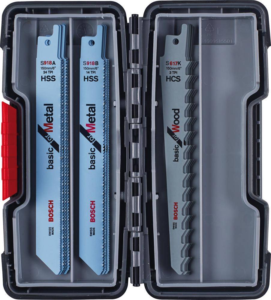 Säbelsägeblatt Set 15tlg.Basic Wood/Metall Bosch