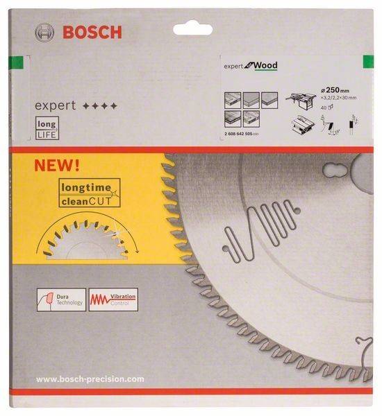 Bosch Power Tools Kreissägeblatt Wood 2608642505