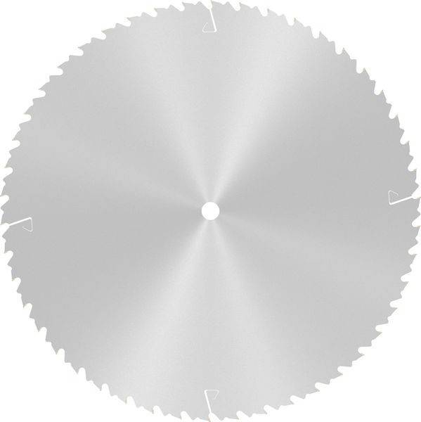 Kreissägeblatt mit scharfen Zähnen, die gleichmäßig um den Rand verteilt sind und zum Schneiden von Materialien entwickelt wurden.
