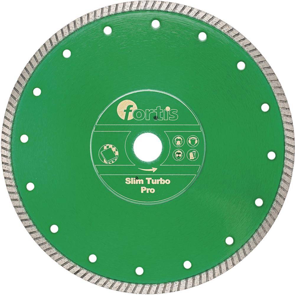 Diamant-Trennscheibe Slim Turbo Pro Ø 300 mm mit Turbosegment 7 mm Bohrung 25,4 mm FORTIS