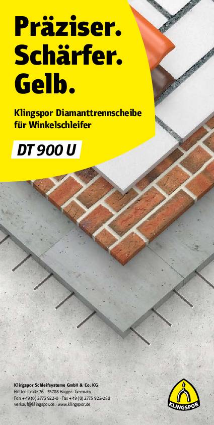 Diamanttrennscheibe DT 900 U Special D.230mm Bohr.22,23mm