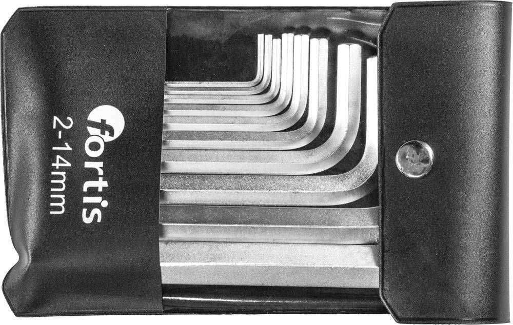 Winkelschraubendreher- Satz in Tasche 10-teilig 2-14mm FORTIS