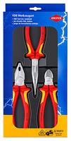 Knipex 00 20 12, Rot, Gelb, 170 mm, 40 mm, 370 mm, 960 g, 3 Werkzeug
