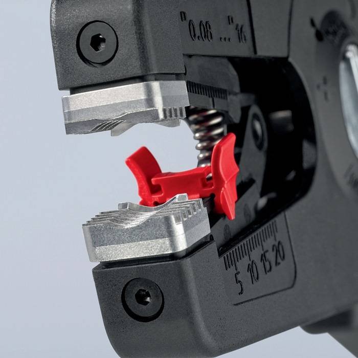 Automatikabisolierzange PreciStrip16 L.195mm 0,08-16 (AWG 28-5) mm² KNIPEX