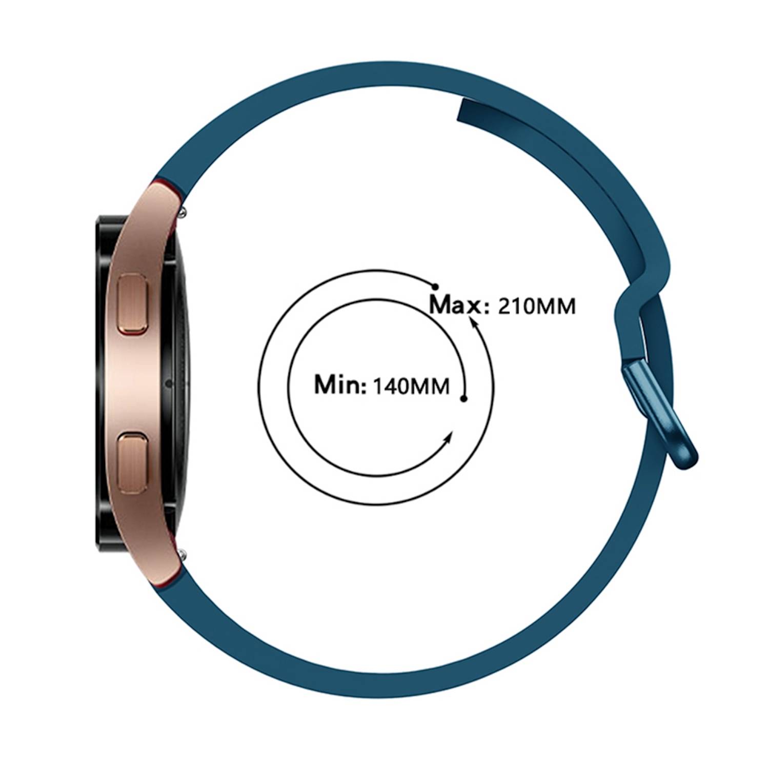 Für Samsung Galaxy Watch FE 6 5 4 Normal Pro Classic Kunststoff Band