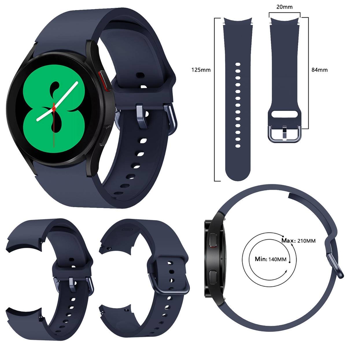 Für Samsung Galaxy Watch FE 6 5 4 Normal Pro Classic Kunststoff Band