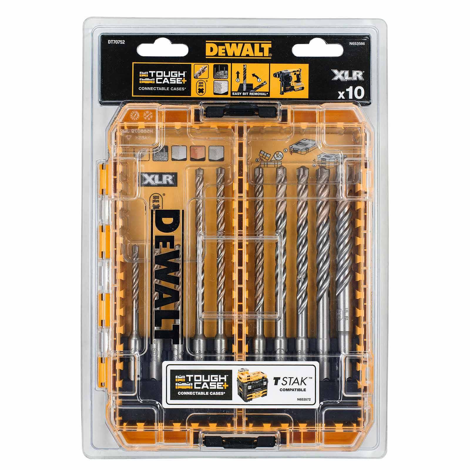 DeWALT Hammerbohrer-Set DT70752-QZ 10-teilig
