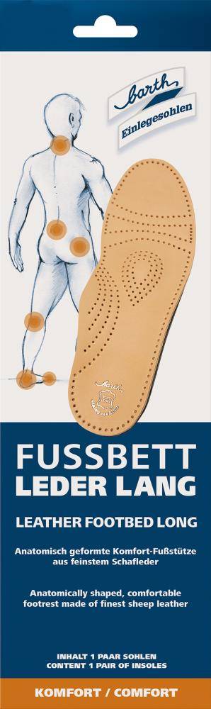 Leder-Fußbett, Gr. 37
