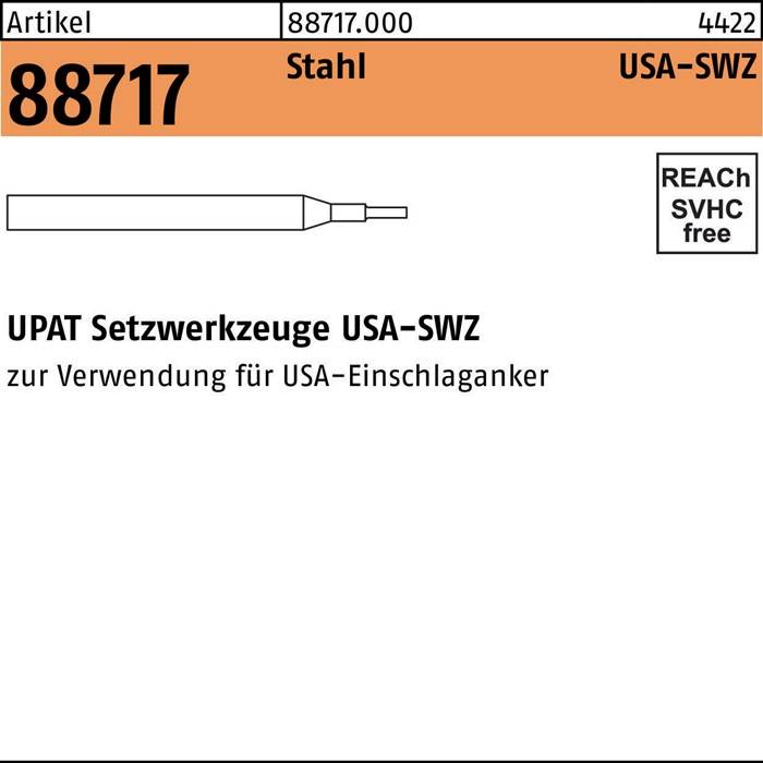 Setzwerkzeug R 88717 USA-SWZ M6 Stahl 1 Stück UPAT
