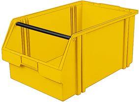Sichtlagerkasten LK 1A gelb 500/450x300x230 mm