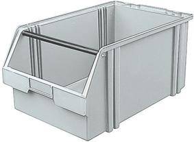 Sichtlagerkasten LK 1A grau 500/450x300x230 mm