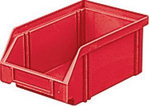 Sichtlagerkasten LK 1C rot 500/450x300x145 mm