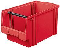 Sichtlagerkasten LK 2A rot 350/300x200x200 mm
