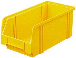 Sichtlagerkasten LK 3A gelb 290/266x140x130 mm
