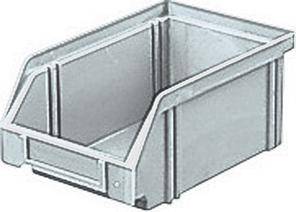 Sichtlagerkasten LK 4 grau 160/140x105x 75 mm