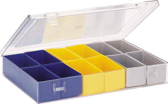 Sortimentkasten m.Deckel 307x225x50 mm Typ 4.04