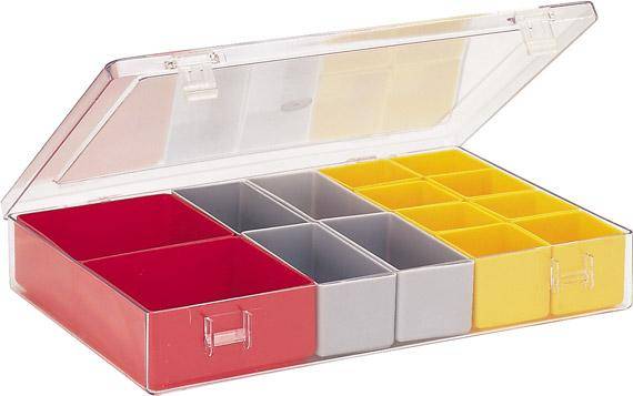 Sortimentkasten m.Deckel 307x225x50 mm Typ 4.05