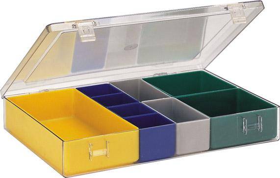 Sortimentkasten m.Deckel 307x225x50 mm Typ 4.09
