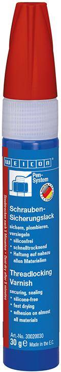 Schrauben-Sicherungs- lack 30 g, rot Weicon
