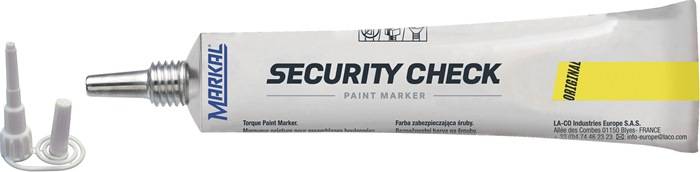 Schraubensicherungslack SECURITY CHECK blau Tube 50ml MARKAL