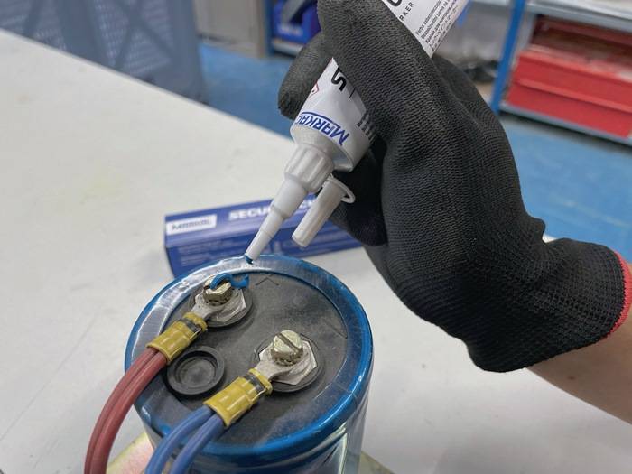 Schraubensicherungslack SECURITY CHECK grün Tube 50ml MARKAL