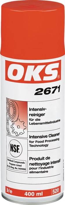 Intensivreiniger,Lebensmittelindustrie OKS 2671 400ml NSF K1,K3 Spraydose OKS