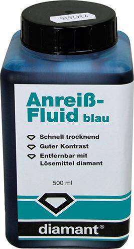 Anreiß-Fluid 500ml rot DIAMANT