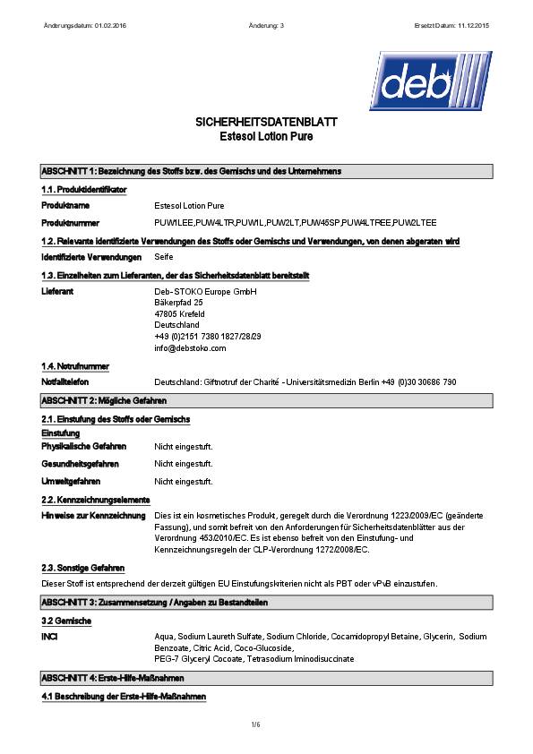 Estesol PURE 1L Kartusche