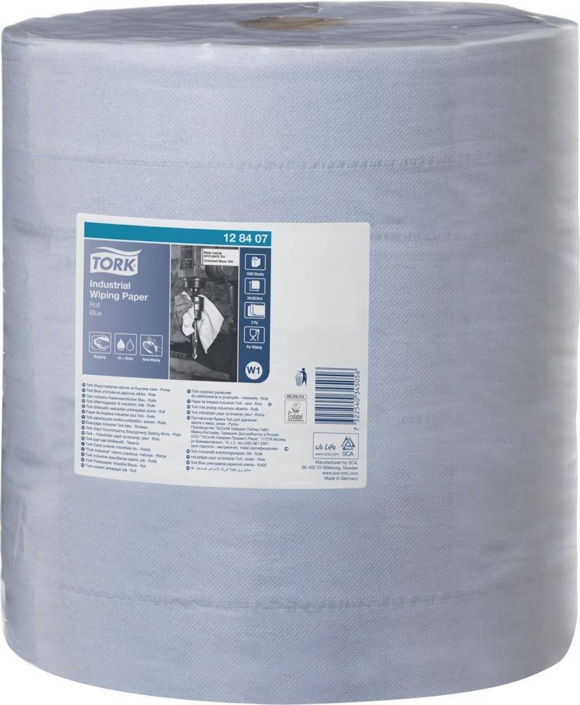 Tork Univ. Wischtuch 330 blau 3lag.37x34cm 1000Bl.