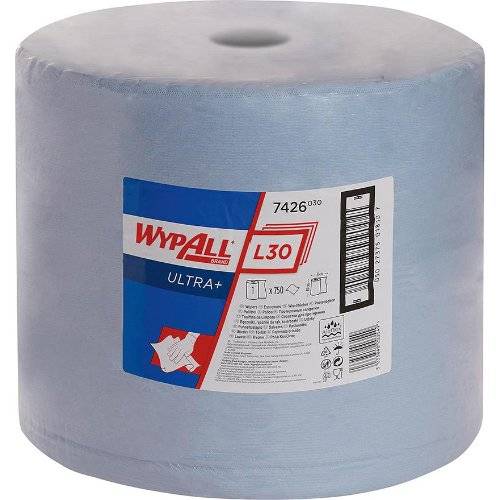 WYPALL L30 Wischtücher 33x38cm blau 750 Blatt