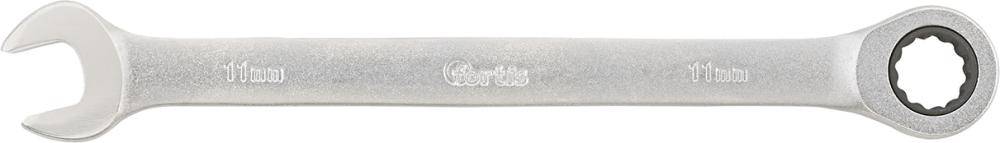 Maulschl. mit Ringratsche11mm gerade FORTIS