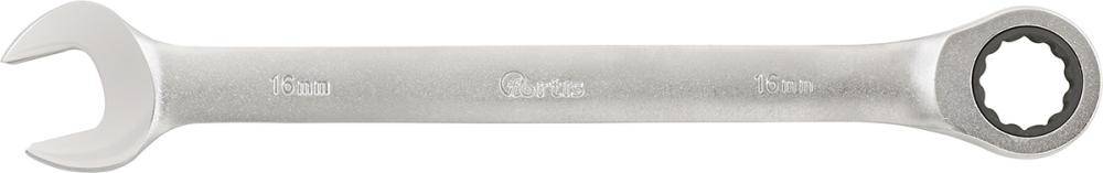 Maulschl. mit Ringratsche16mm gerade FORTIS