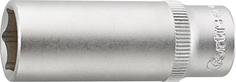 Steckschl.-Einsatz 1/4" 13 mm 6kt. lang FORTIS