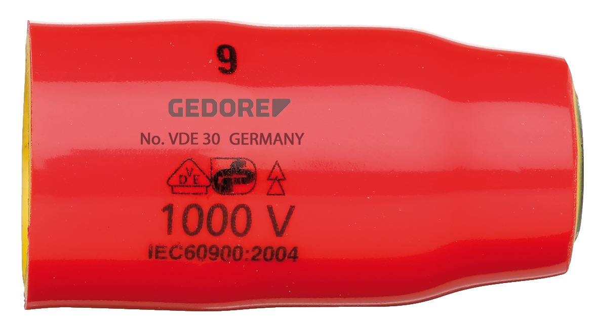 Gedore VDE 30 8 VDE-Steckschlüsseleinsatz 3/8" 6-kant 8 mm