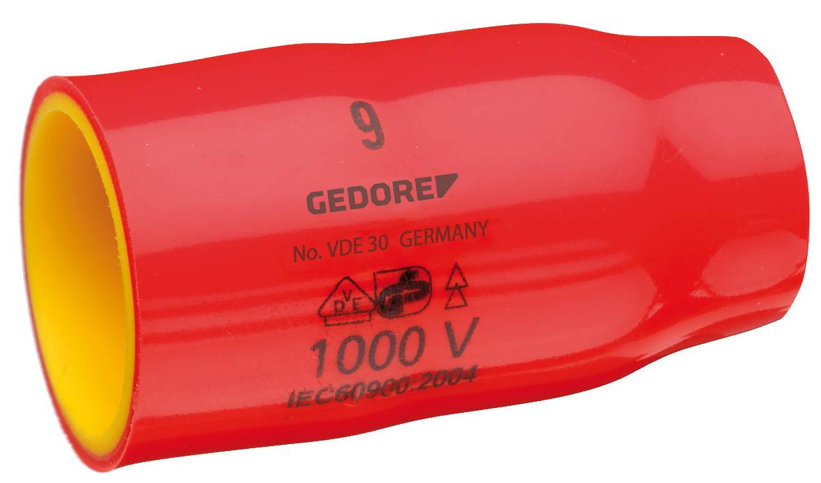 Gedore VDE 30 6 VDE-Steckschlüsseleinsatz 3/8" 6-kant 6 mm
