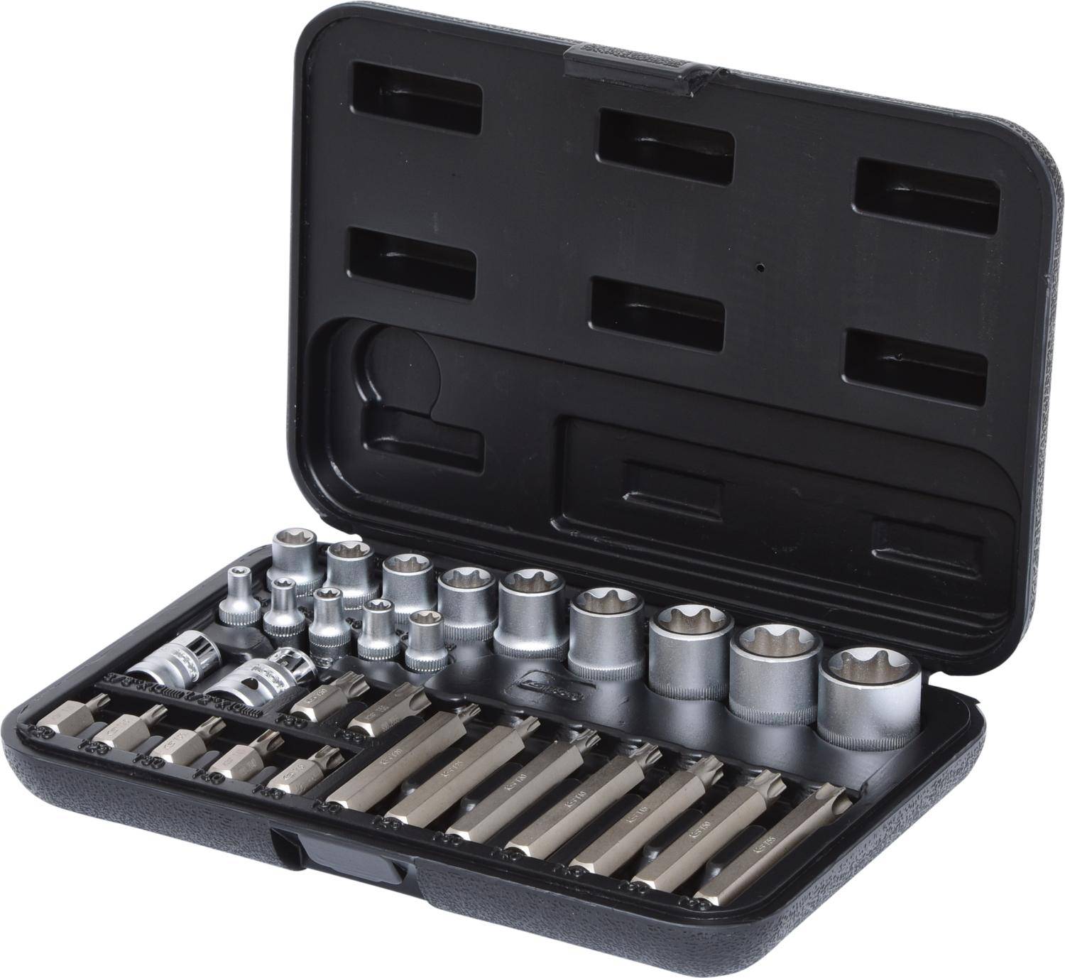 KS TOOLS Torx-Steckschlssel- und Bit-Satz, 30-tlg